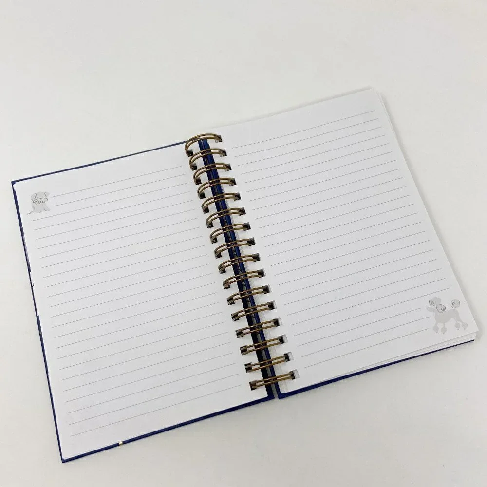 LADY JAYNE | Life is better with a Dog Spiral Bound Journal Blue